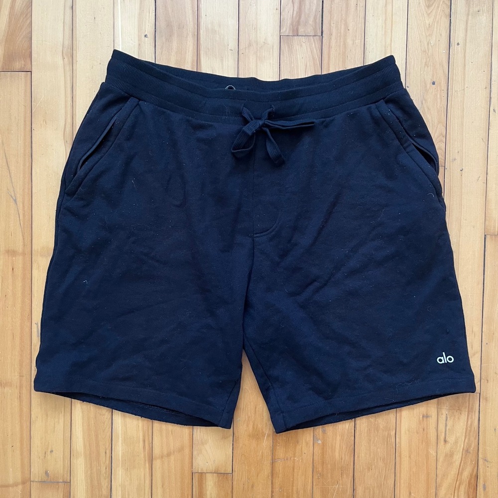 ALO Yoga Black Women's Athletic Drawstring Shorts
